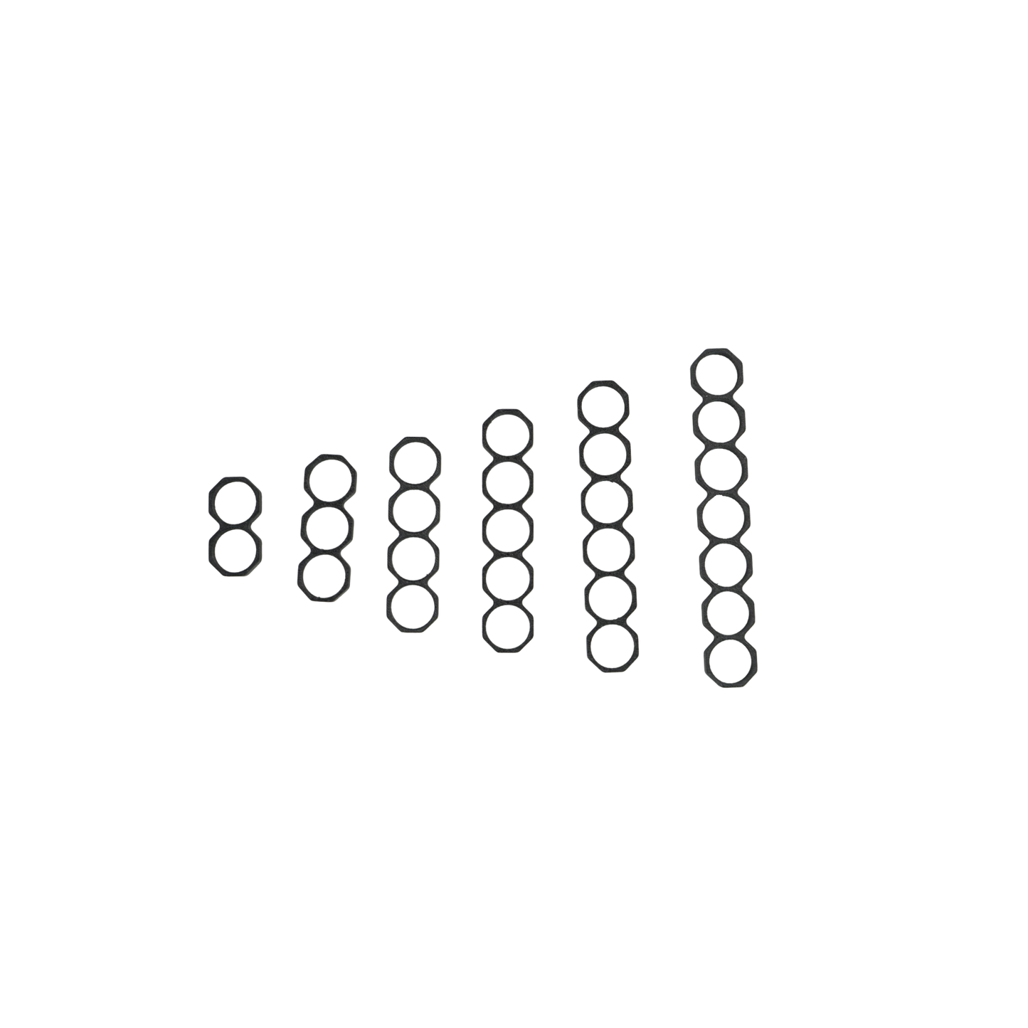 Octagon Batteriehalter System (1 reihig)